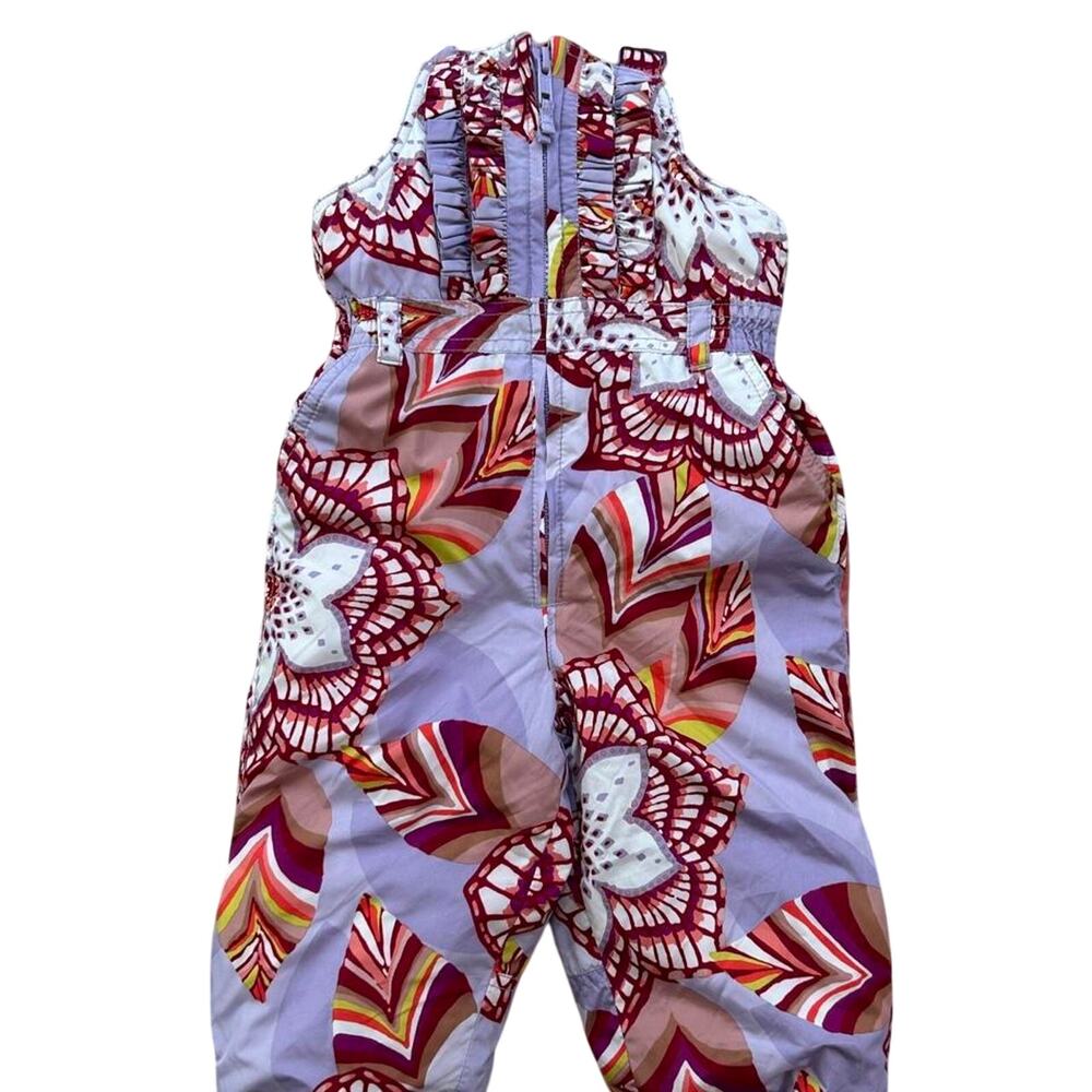babyGap snow bibs with floral pattern, 18-24 mo.